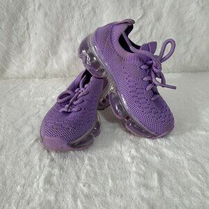 Air Underground Anya Lavender Athletic Sneakers  Air Cushion Sole Size 5M Kids